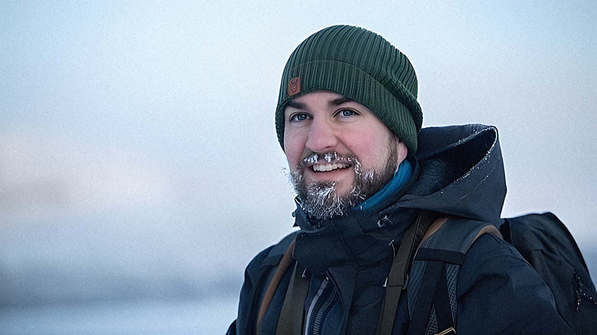Photo de Julian Lazard aux Kerguelen