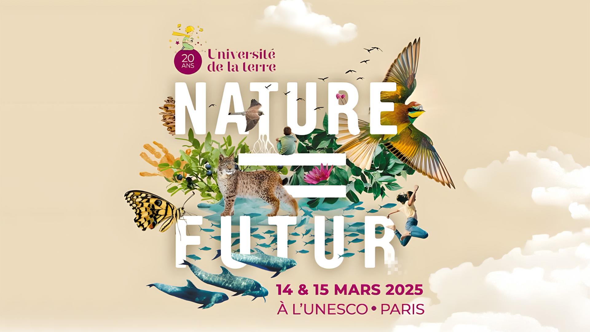 Affiche de l'édition 2025 de l'université de la terre