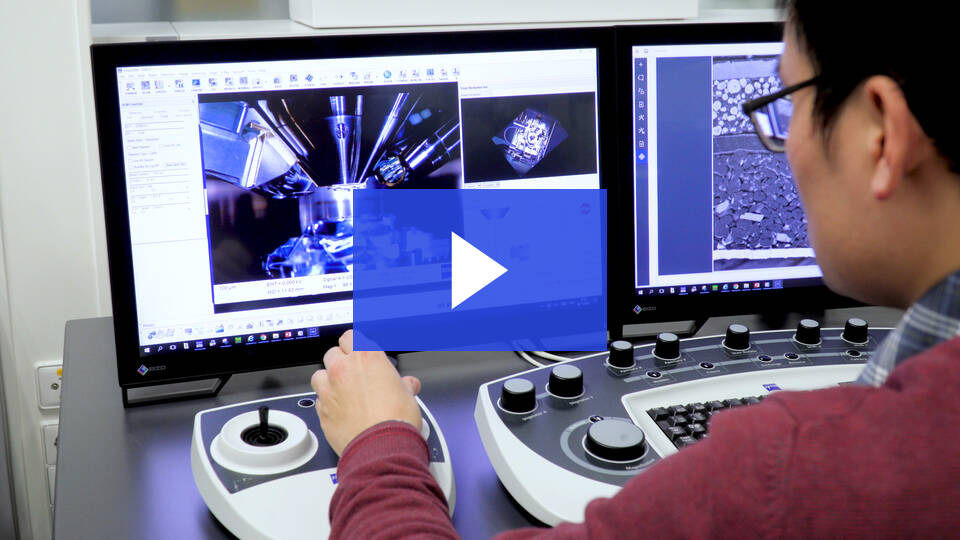 Analyse de la composition des couches de batteries Li-Ion avec ZEISS EVO 25