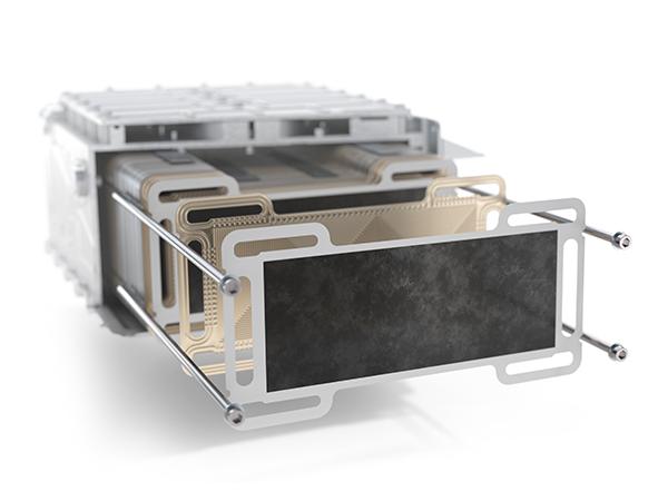 Assemblage de l'électrode à membrane