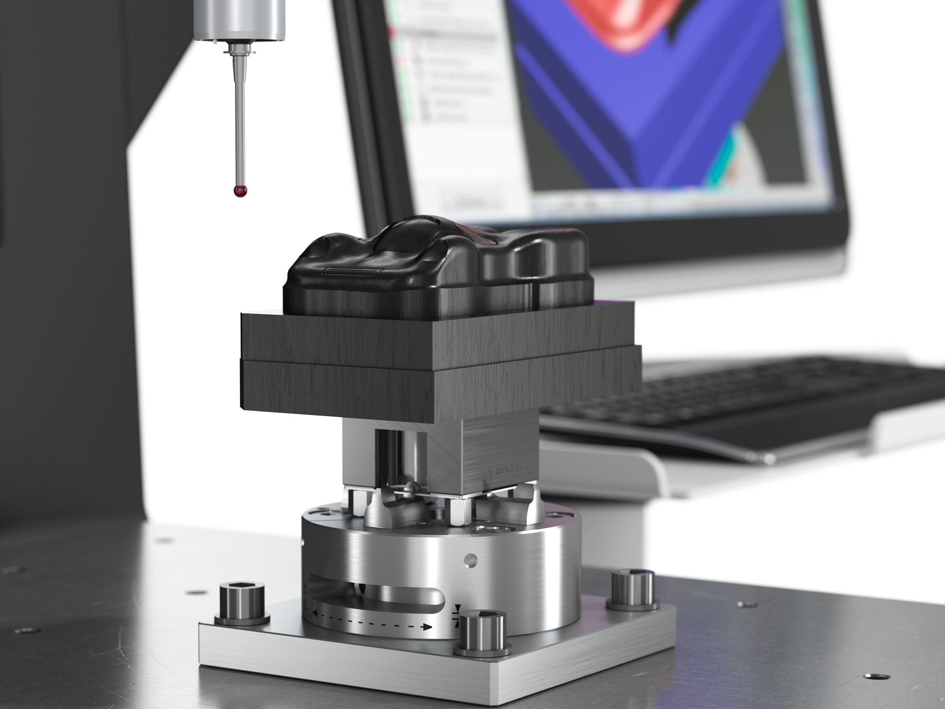 Gros plan sur la machine EDM ZEISS Duramax
