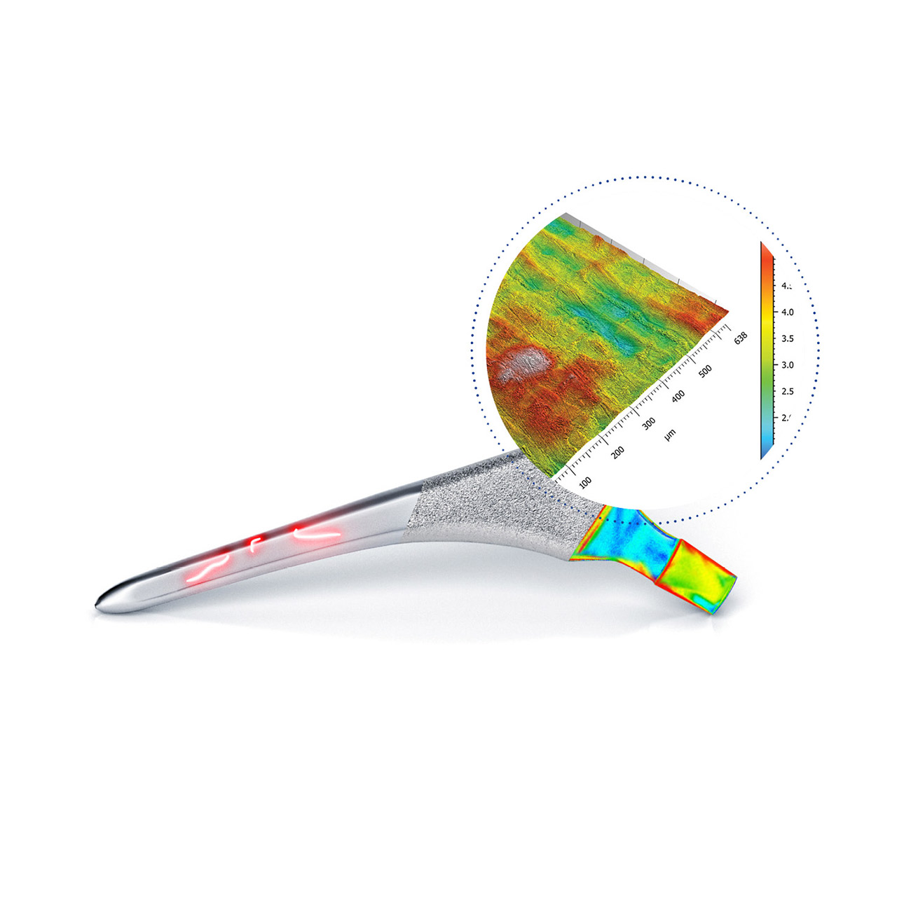Analyse de surface : inspection visuelle finale