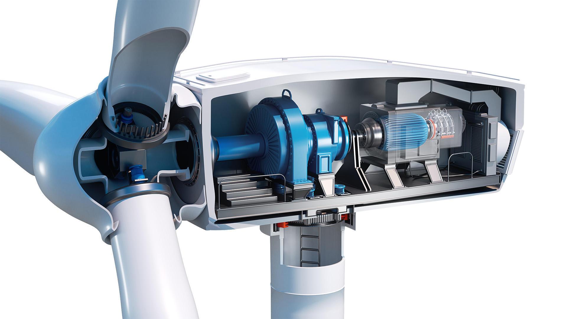 Une turbine a été ouverte pour présenter les solutions de ZEISS Metrology