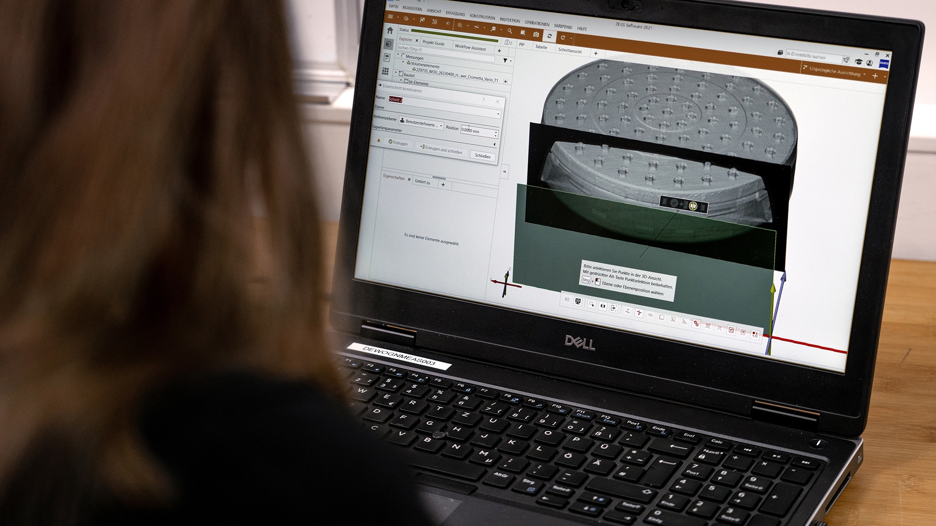 L'équipe de Hansgrohe évalue elle-même les ensembles de données dans ZEISS INSPECT X-Ray