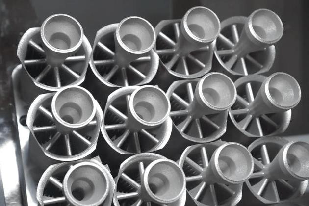 Les tourbillons de carburant fabriqués en INCONEL 625 font partie d'une turbine à gaz industrielle de Siemens Energy.