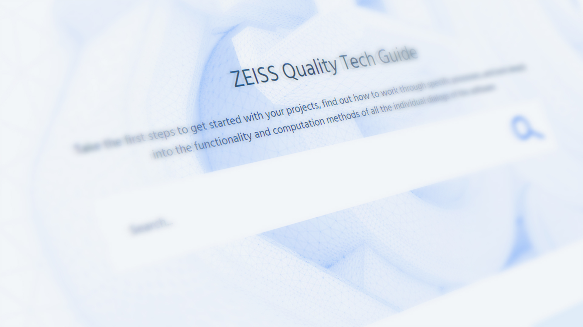 Documentation étape par étape : ZEISS Quality Tech Guide