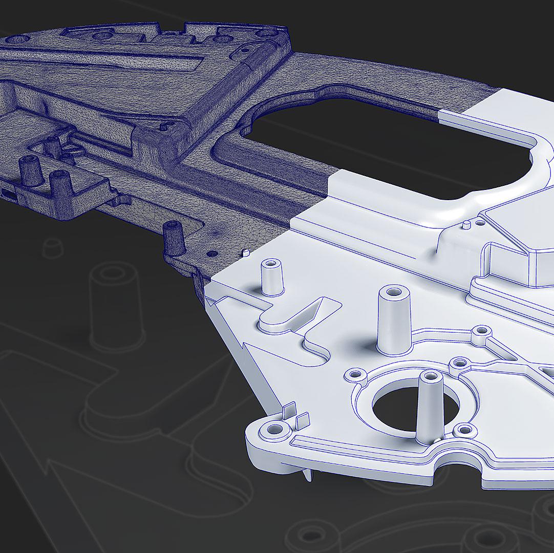 Reconstruction des surfaces et correction des outils