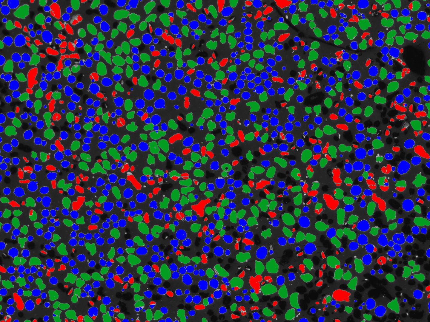 Caractérisation de la poudre d'aluminium AlSi10Mg à l'aide de l'IA