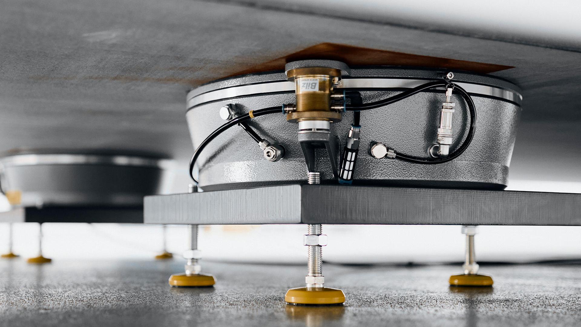 Isolation contre les vibrations pneumatiques