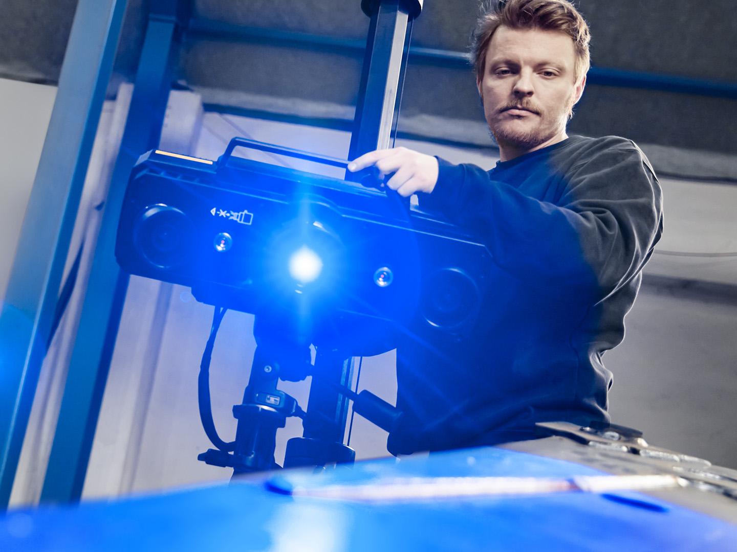 Technologie industrielle de scan 3D