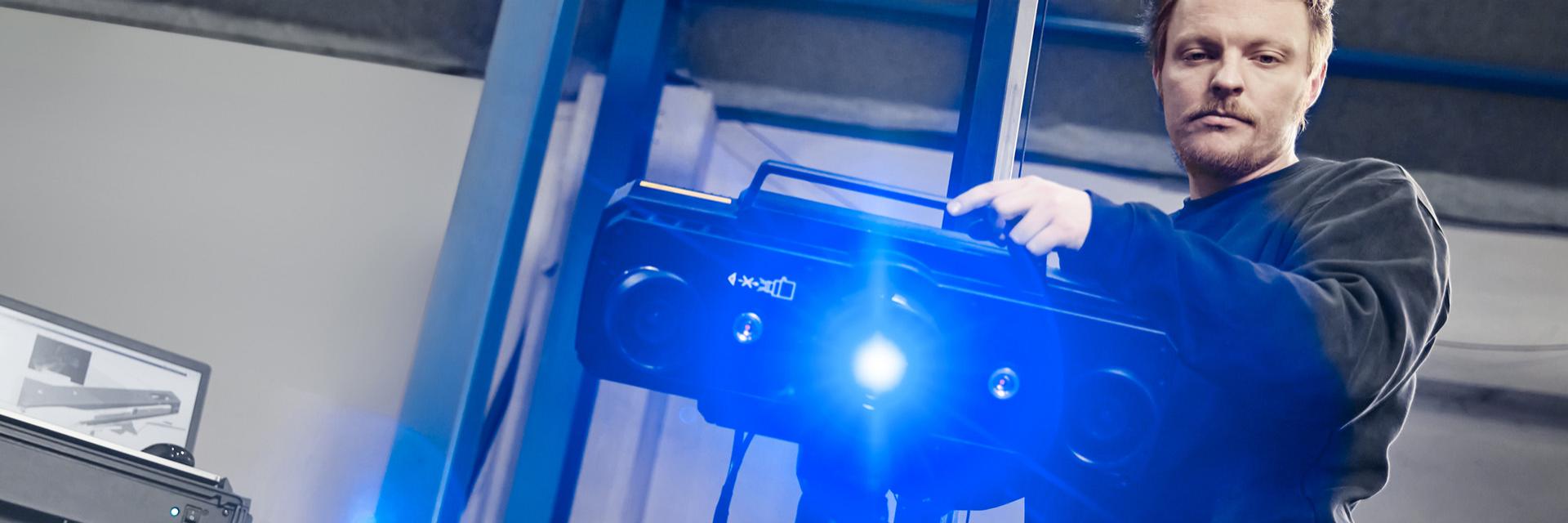 Technologie industrielle de scan 3D