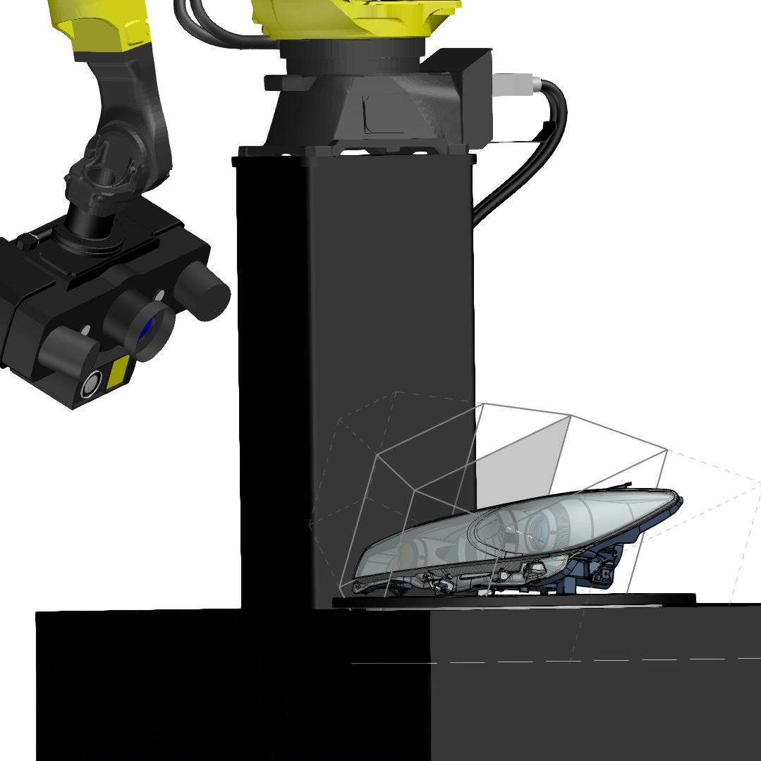 Cellule virtuelle de mesure dans le logiciel de métrologie 3D
