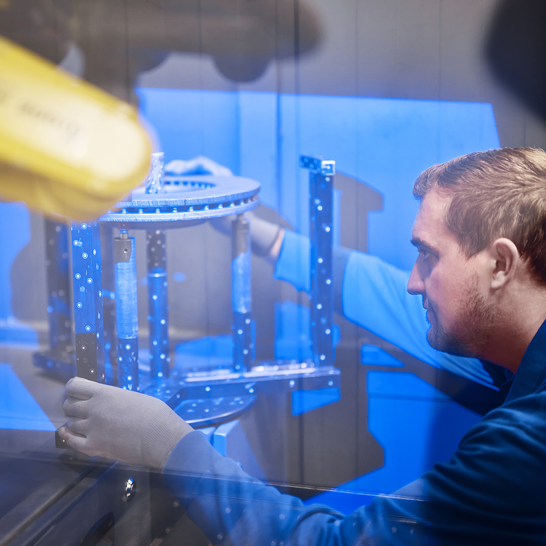 Marcus Nickel, spécialiste en métrologie sans contact, Buderus Guss