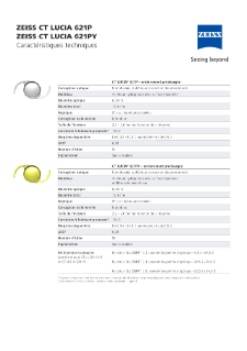 Image d’aperçu de Fiche technique CT LUCIA 621