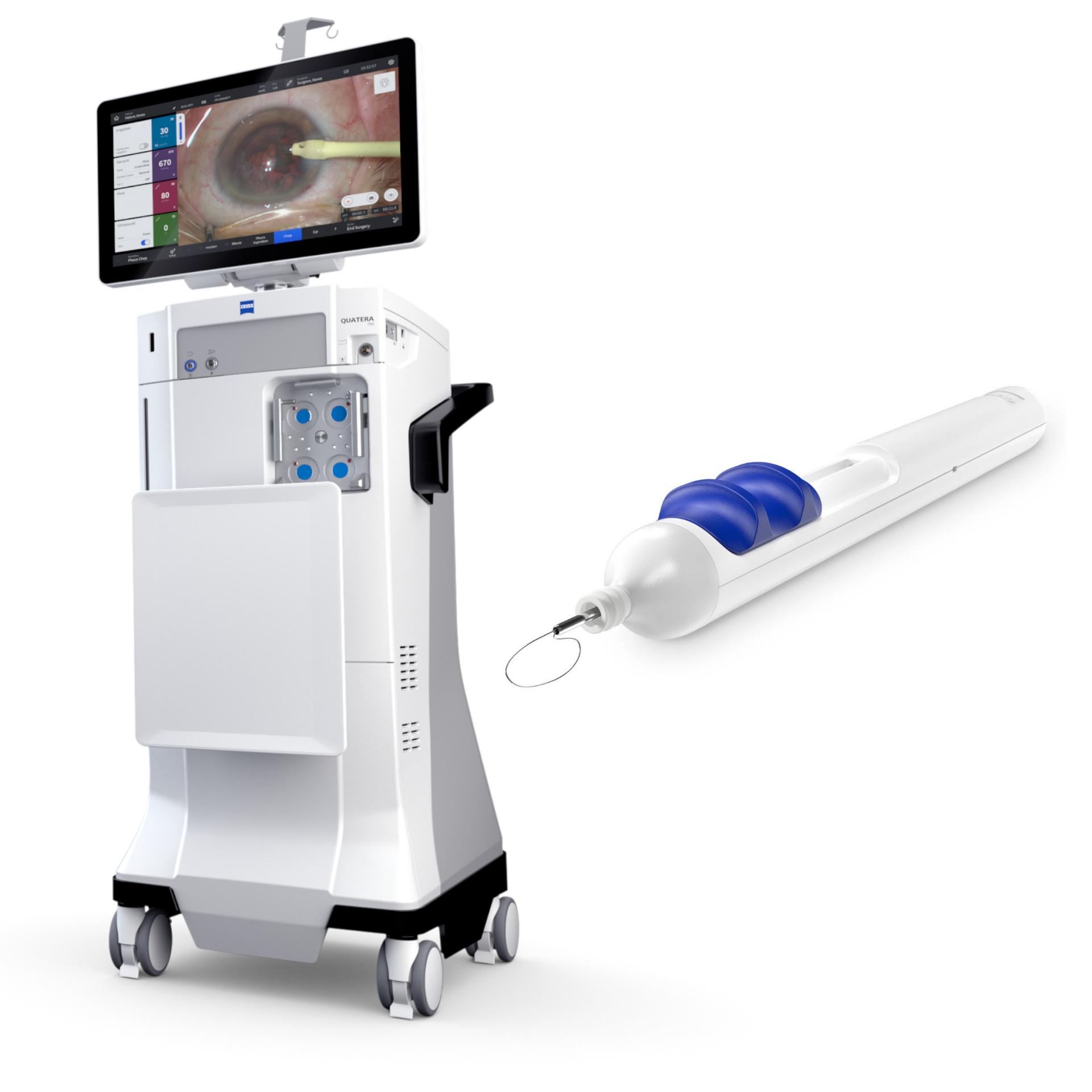 Phacoémulsification, fragmentation du cristallin et packs chirurgicaux ZEISS