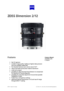 Image d’aperçu de ZEISS Dimension 2/12