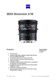 Image d’aperçu de ZEISS Dimension 2/18