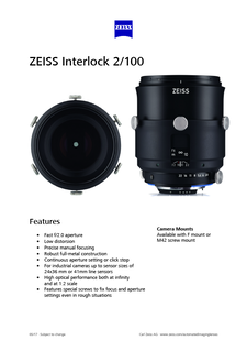 Image d’aperçu de ZEISS Interlock 2/100
