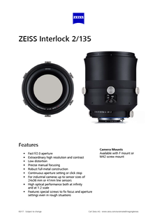 Image d’aperçu de ZEISS Interlock 2/135