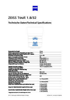 Image d’aperçu de ZEISS Touit 1.8/32
