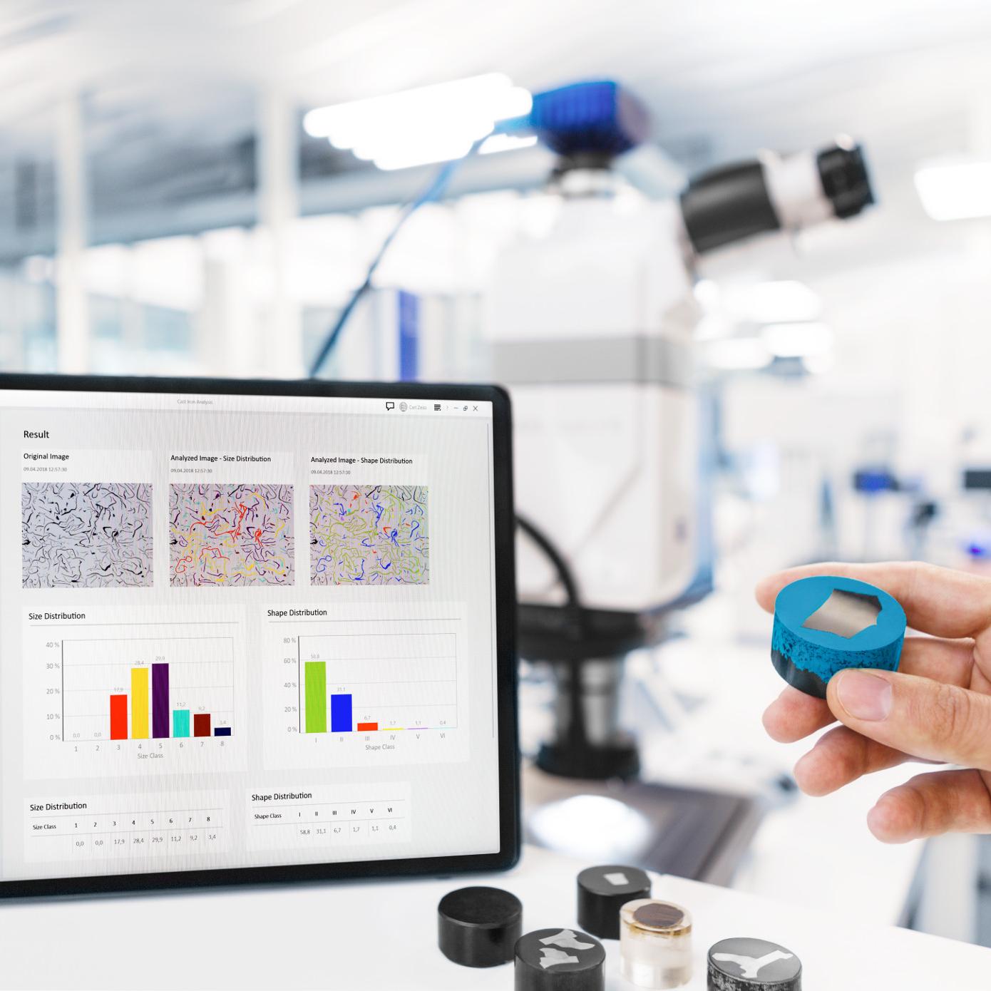 Démonstration du logiciel ZEN Core en laboratoire