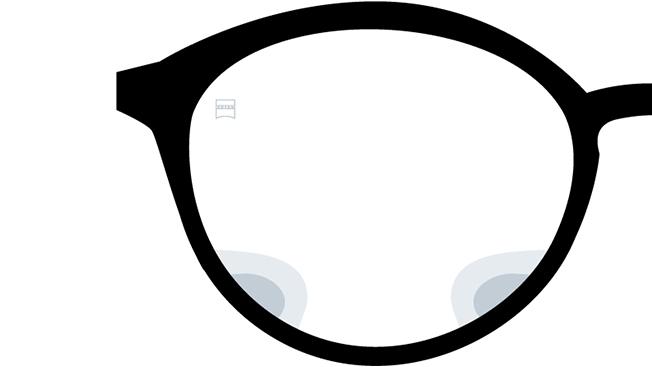 Visualisation de verres digitaux ZEISS SmartLife Individual 3. Cette image montre la vue à travers des verres. 