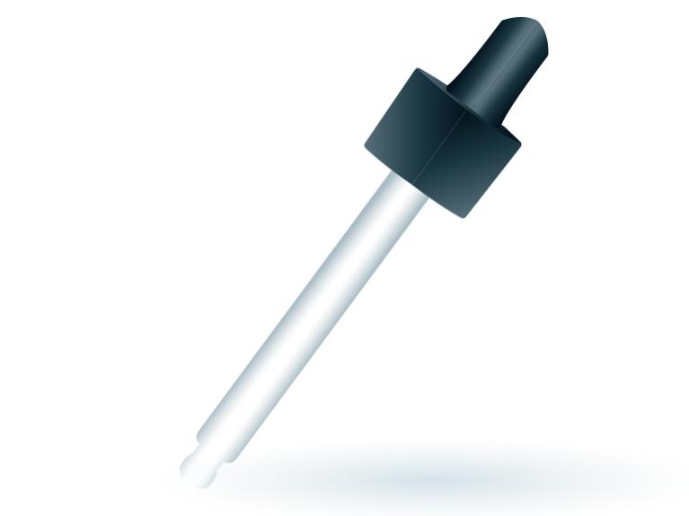 Une illustration d’une pipette.