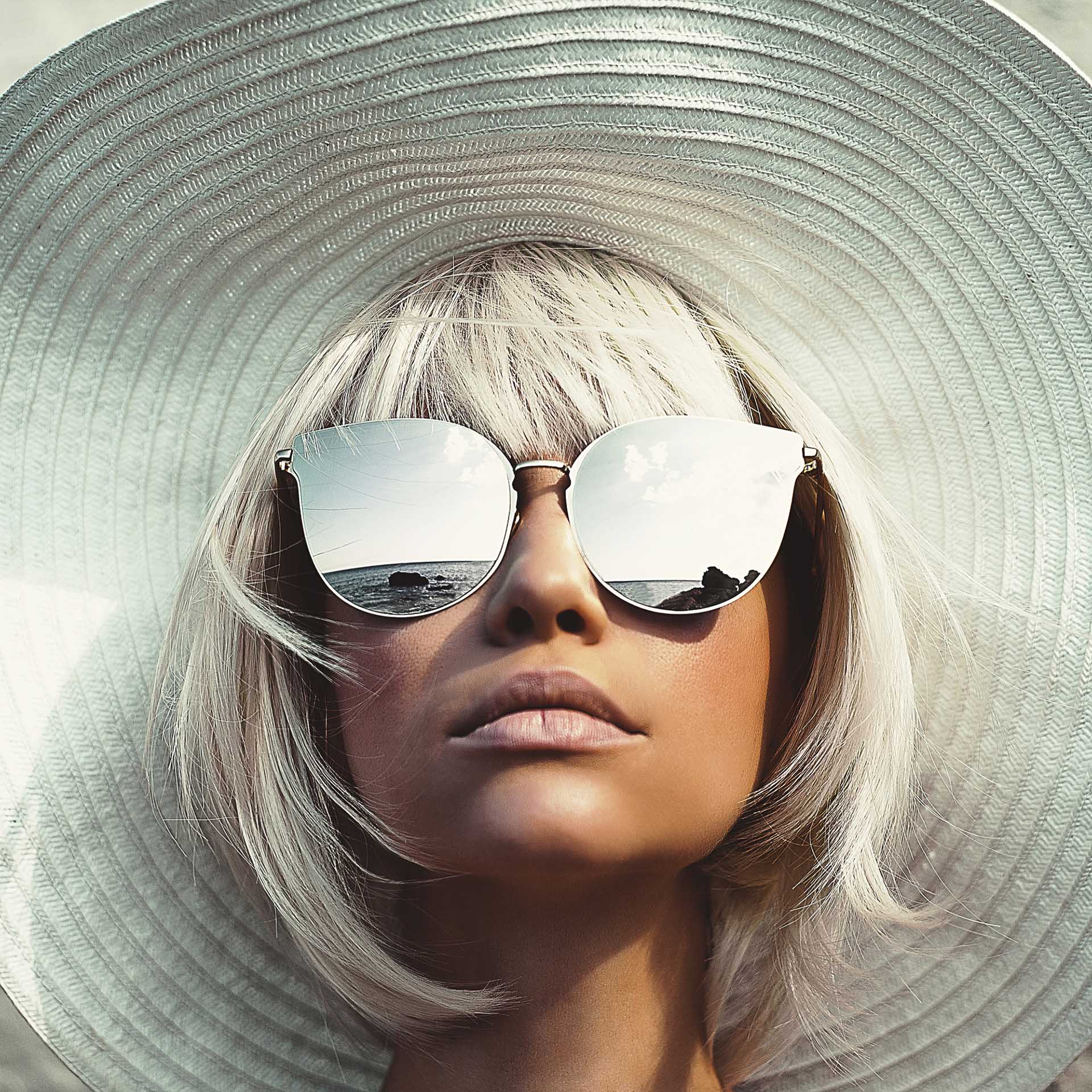 Lunette de soleil miroir femme store